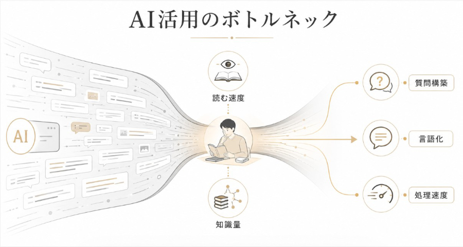 AI活用のボトルネックは読む速度にあった