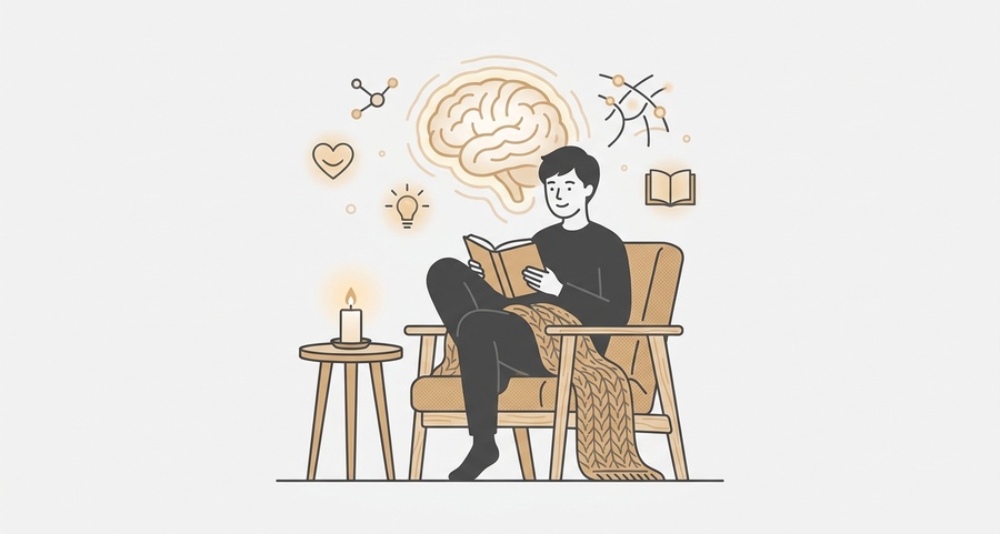心と脳に表れる読書の効果