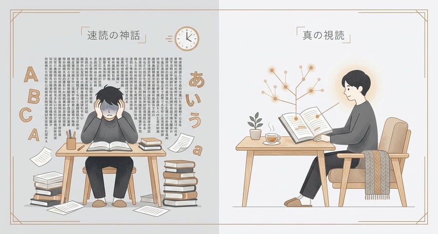 視読は「全部を速く正確に読む」技術ではない